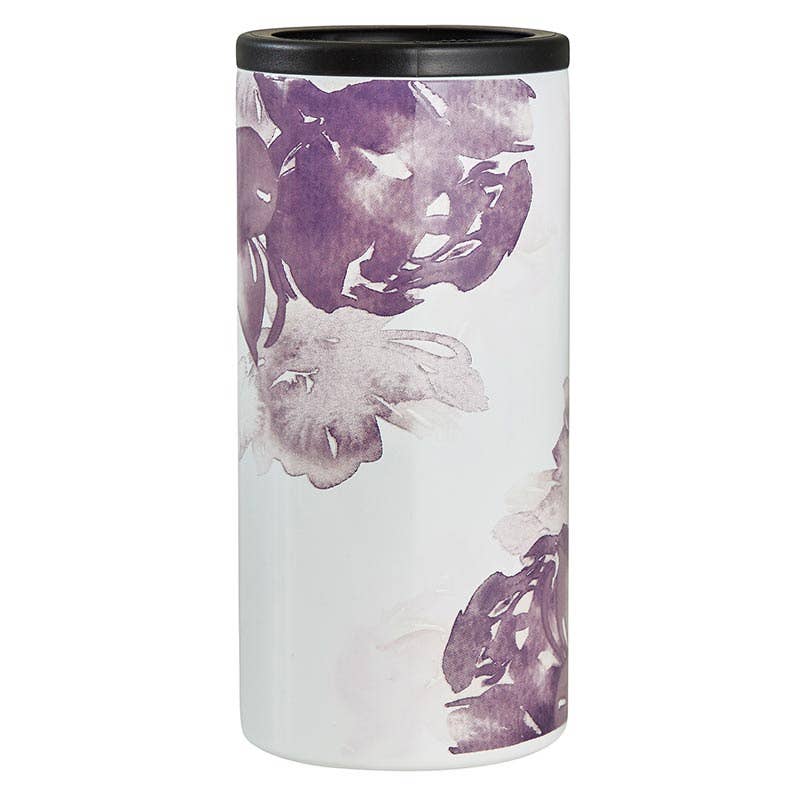 Skinny Can Cooler - Pink Floral