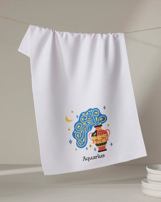 Free Aquarius Tea Towel