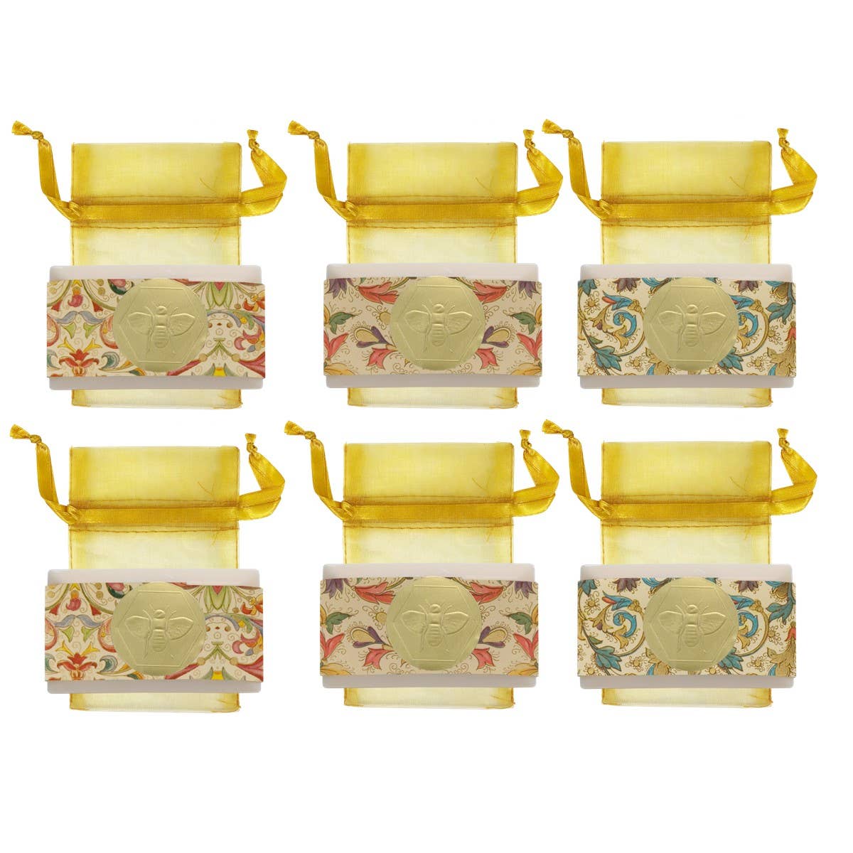 Florentine Paper Wrapped Soap Display - 18ct