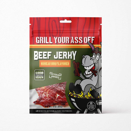 Korean BBQ Jerky 3oz Meat Snack | Sweet Savory Addictive