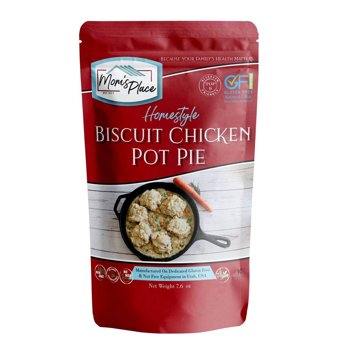 Gluten-Free Biscuit Chicken Pot Pie Meal Mix