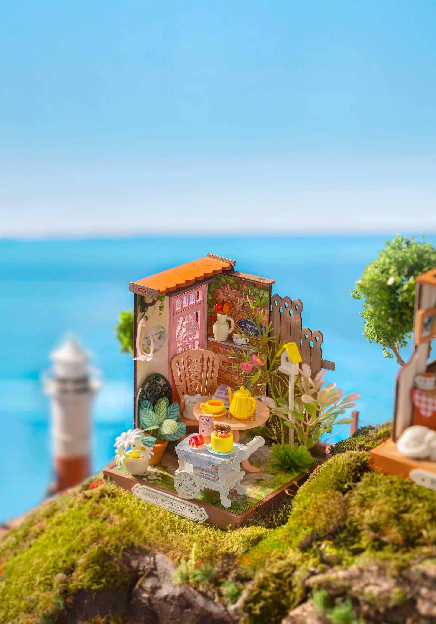 Fancy Tea Yard 3D Wooden Puzzle