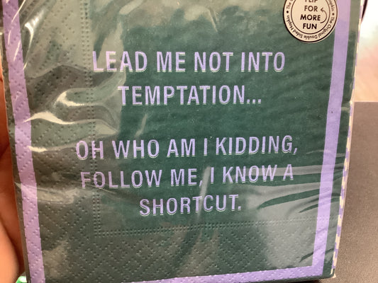 DOM napkin Lead me not