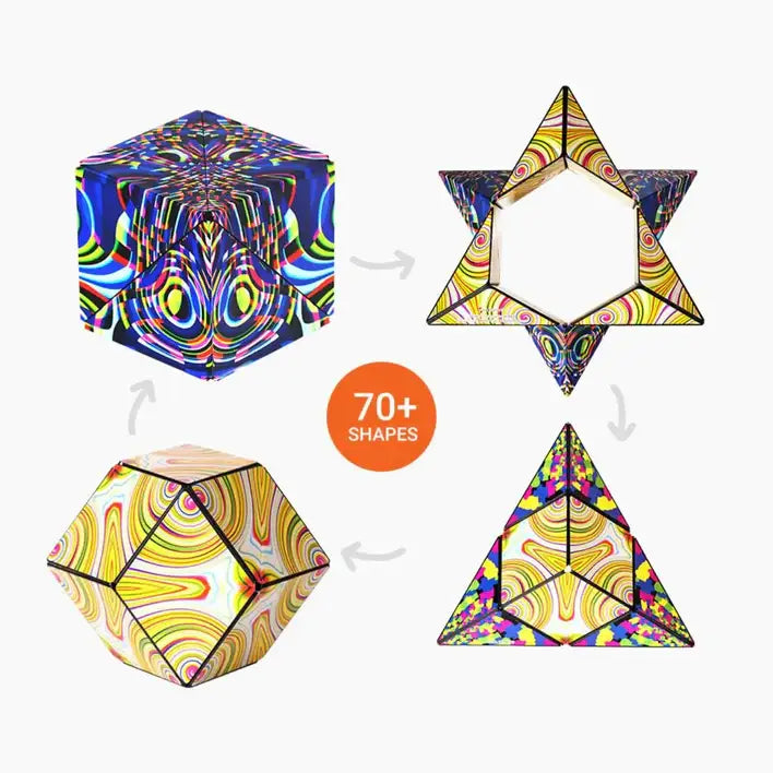 Shashibo Technicolor Magnetic Puzzle Cube STEM STEAM MESH