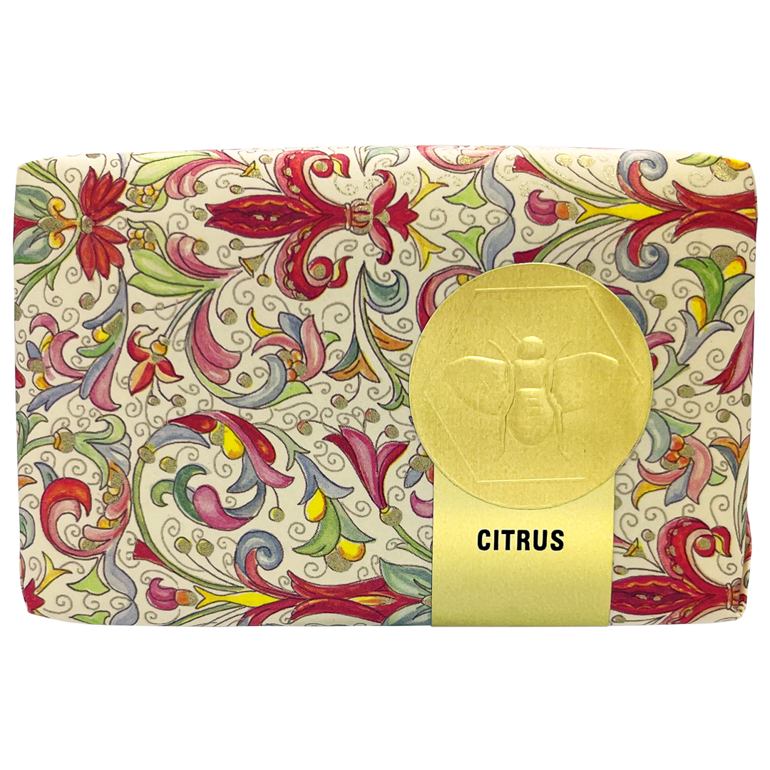 Florentine Paper Wrapped Soap Display - 18ct