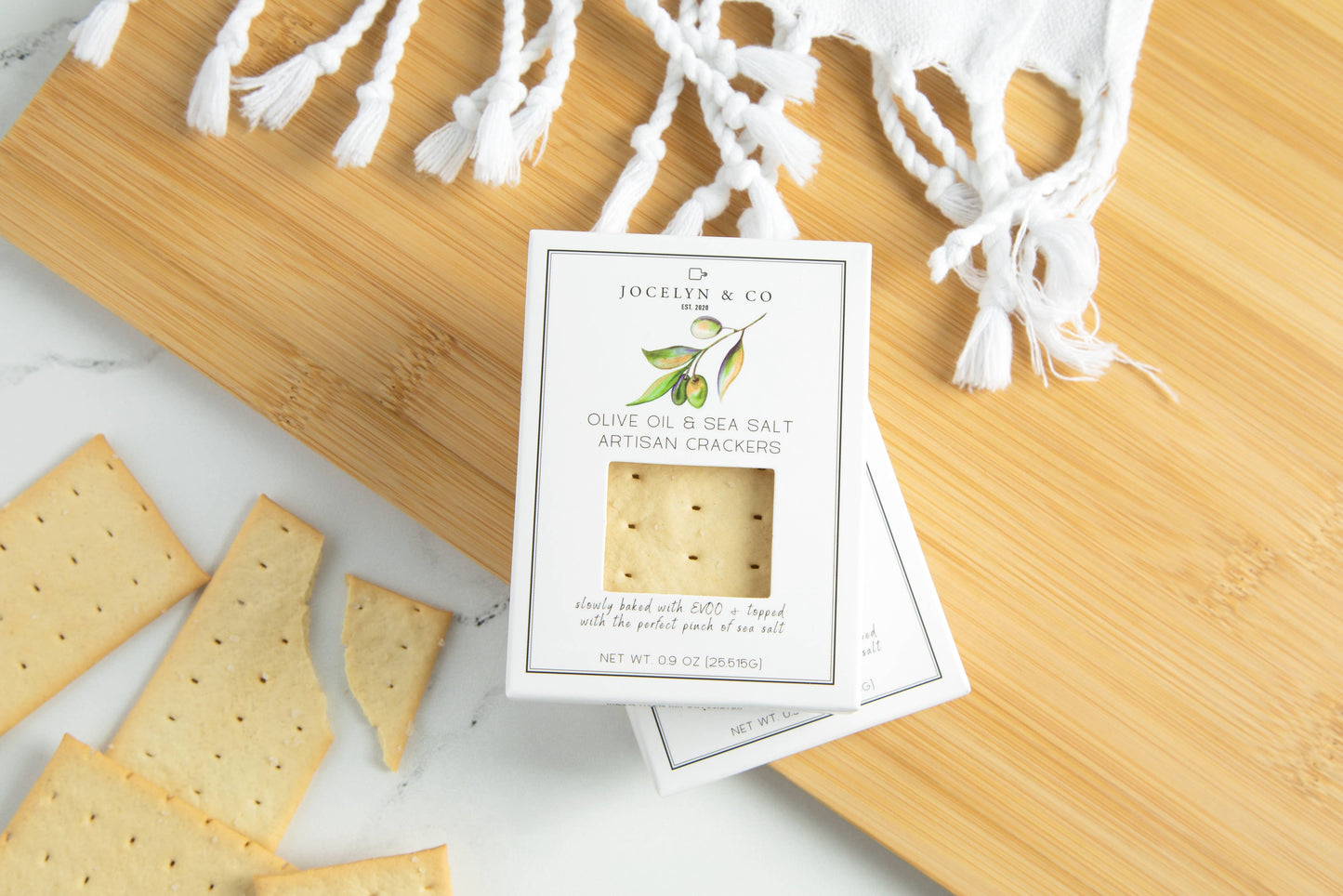 Mini Olive Oil & Sea Salt Crackers