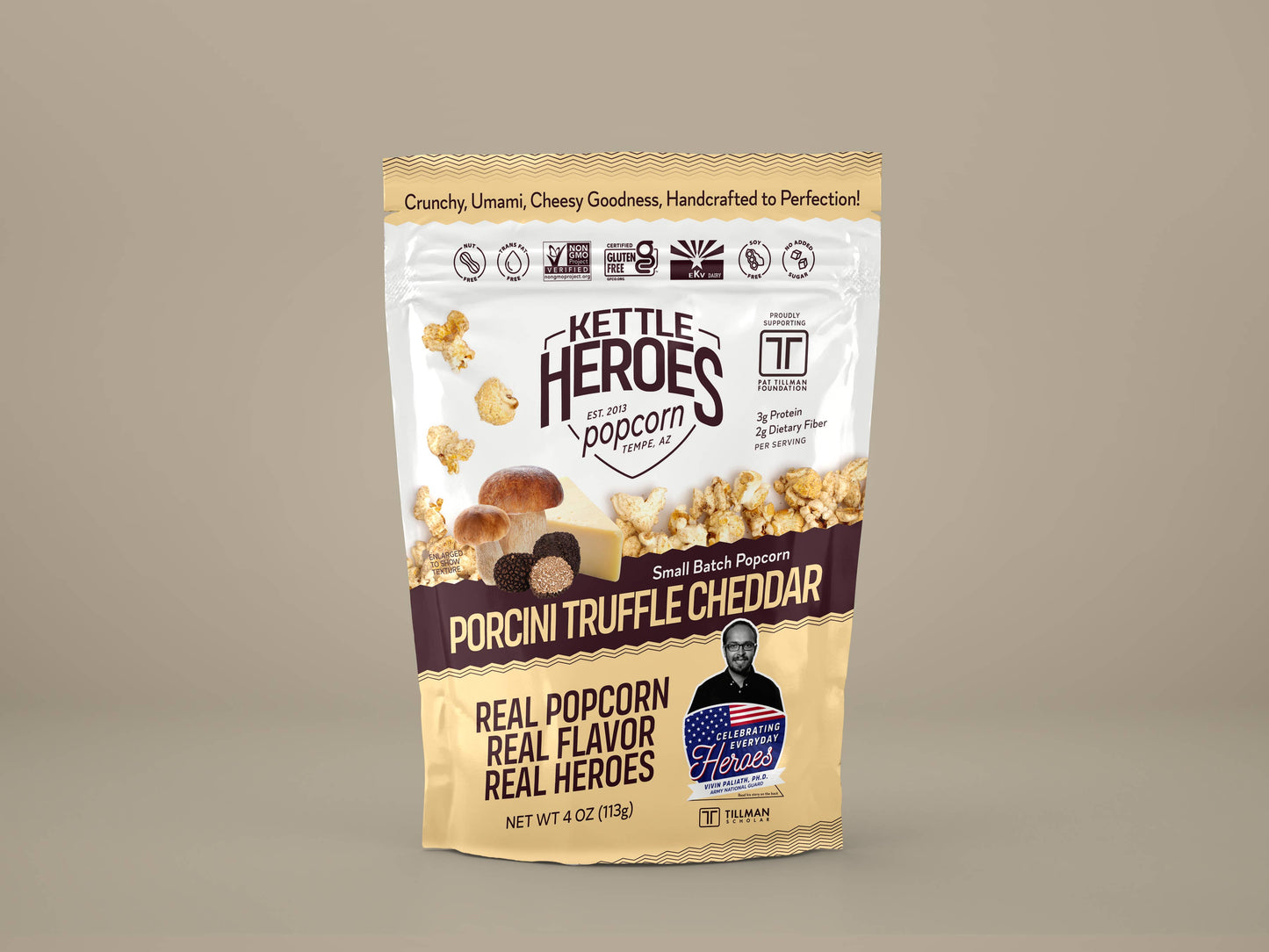 Porcini Truffle Cheddar Popcorn