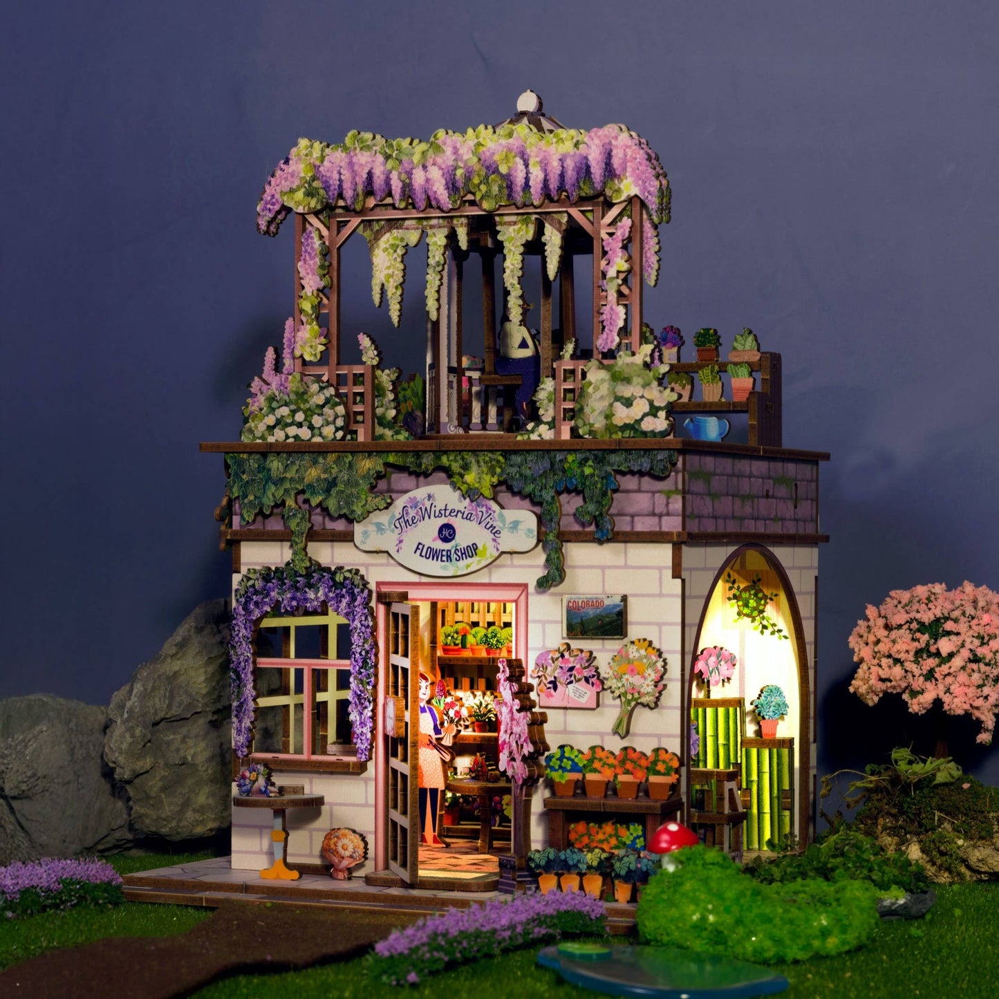 Flower Shop 3D Wooden Puzzle