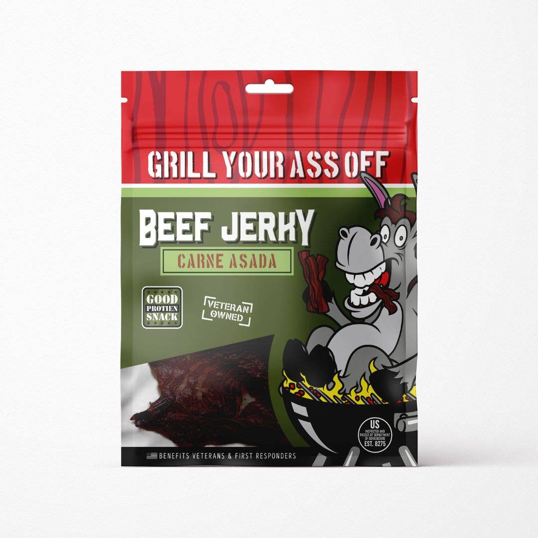 Carne Asada Beef Jerky 3oz Meat Snack | Zesty Street Flavor