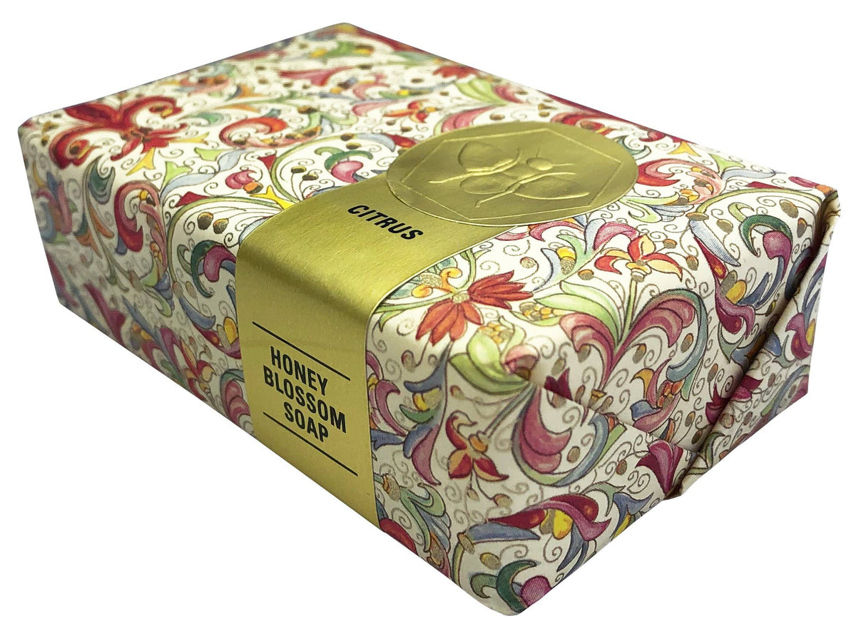 Florentine Paper Wrapped Soap Display - 18ct