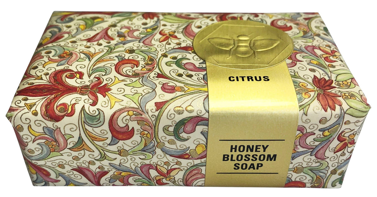 Florentine Paper Wrapped Soap Display - 18ct