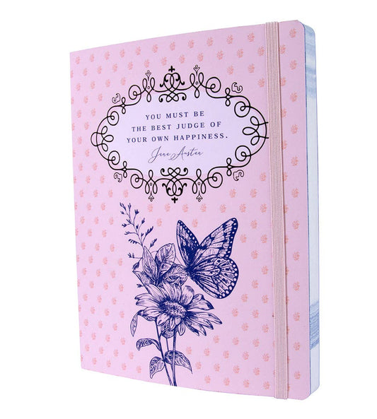 Jane Austen: Best Judge of Your Own Happiness Softcover Notebook