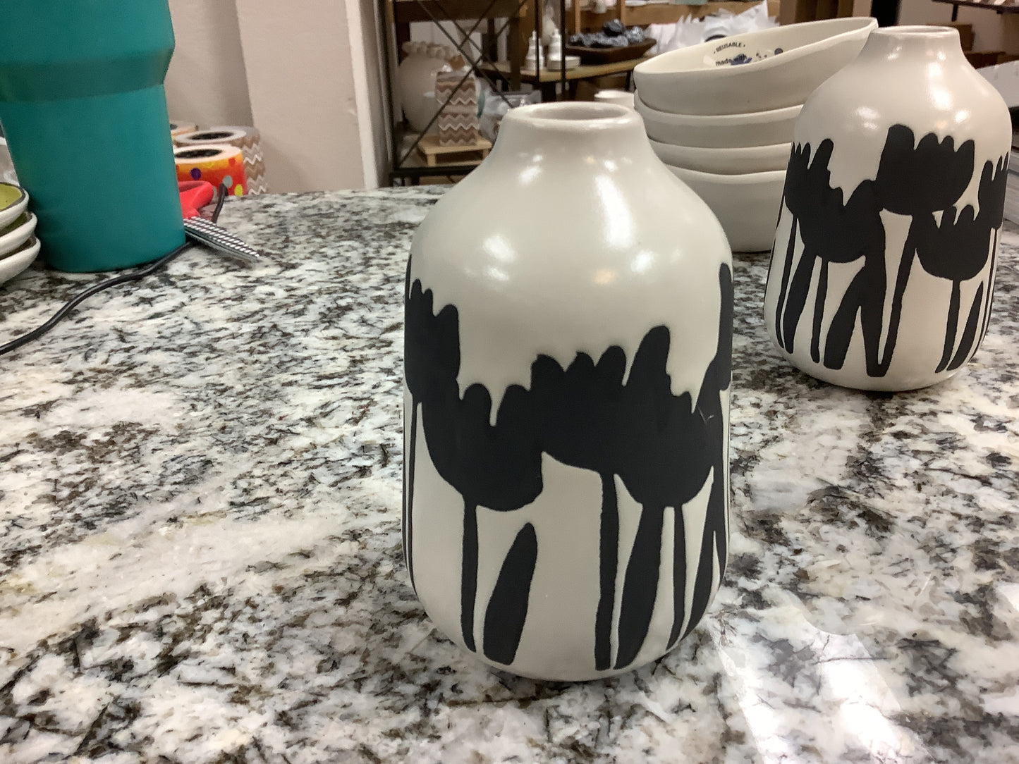Bold Tulip Bud Vase