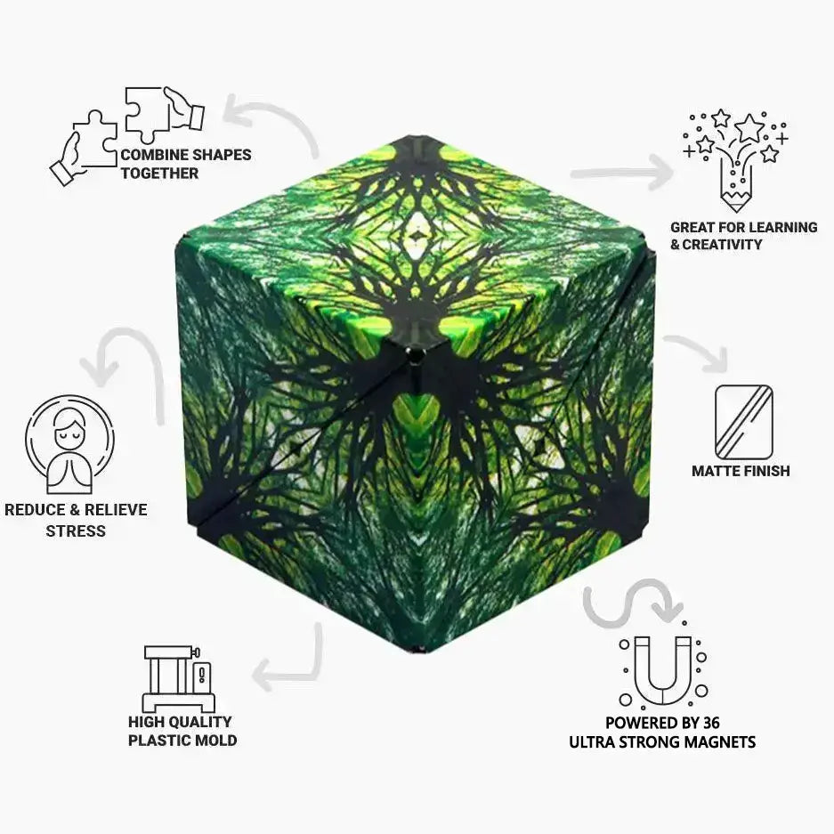 Shashibo Elements Magnetic Puzzle Cube STEM STEAM MESH