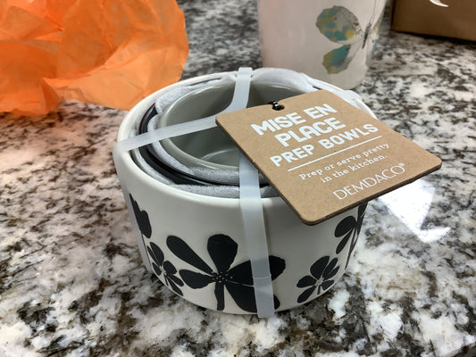 Nesting Prep Bowls Bold Floral