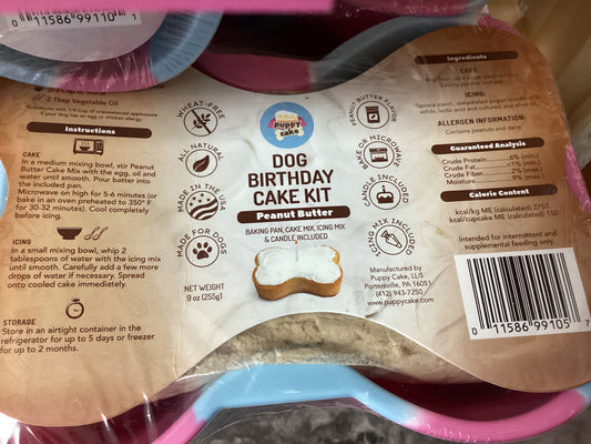 Dog Birthday Cake kit -PB