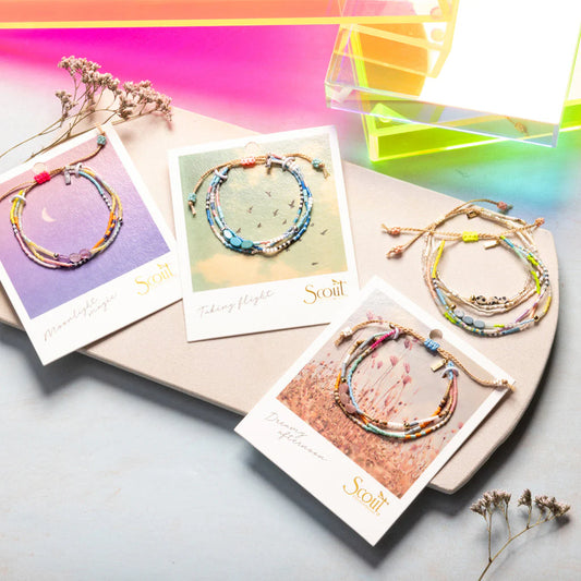 Mixed Media Polaroid Bracelets