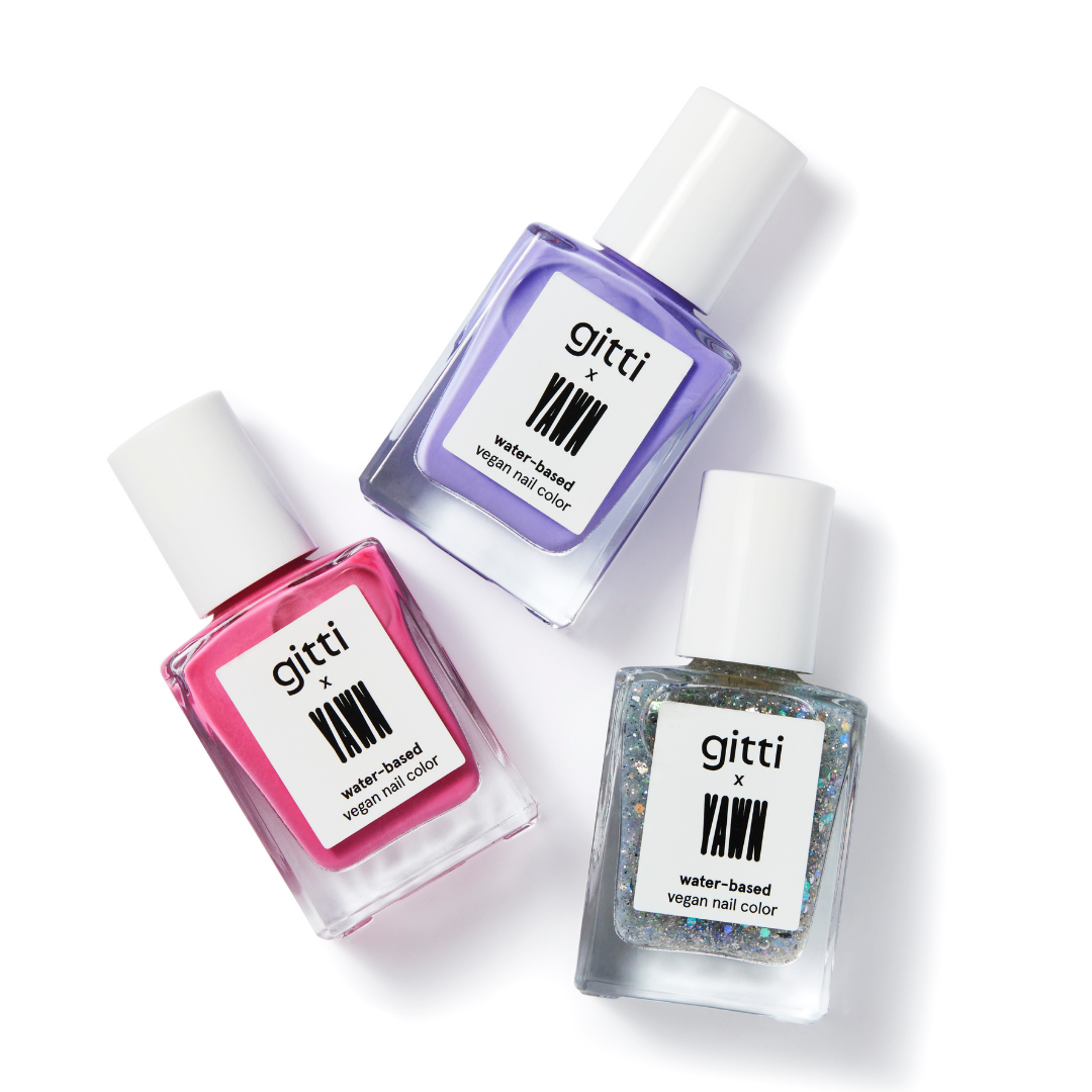 Kids Nail Polish Set | Clean Peel-Off Vegan Nail Polish Trio