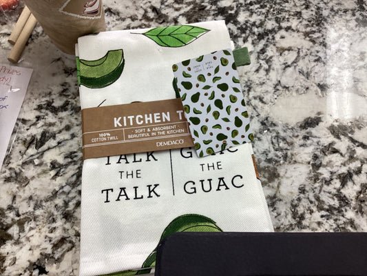 Walk the guac kitchen towel