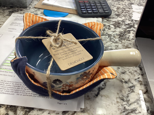 Soup crock & bowl cozy