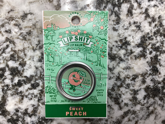 Lip Shit -sweet peach