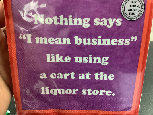 DOM Napkin -Nothing Says
