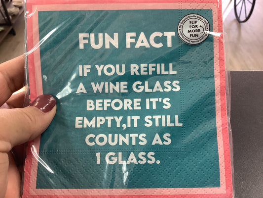 DOM Cocktail Napkins -Fun Dact