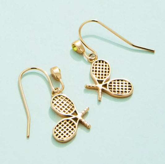 Tennis Racket Earrings