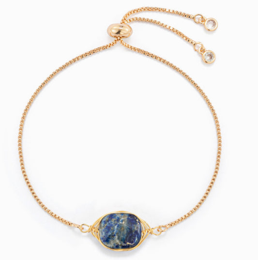 BEMINDFUL-lapis Bracelet