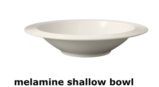 NF M20 Melamine Shallow Bowl