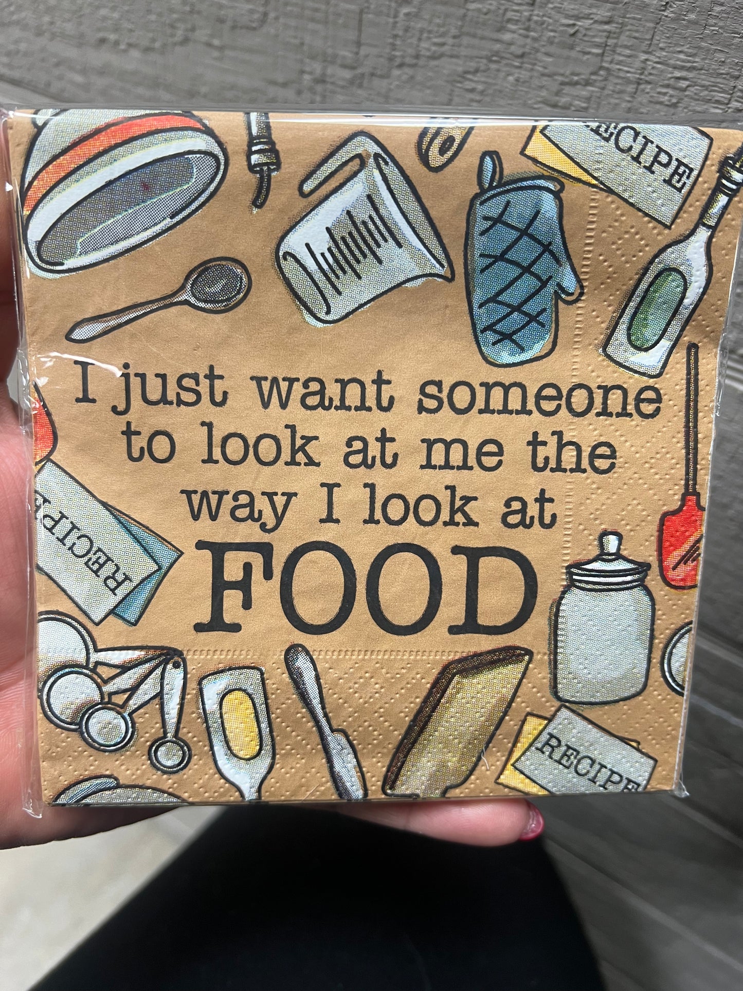 Cocktail Napkin -Look Circa