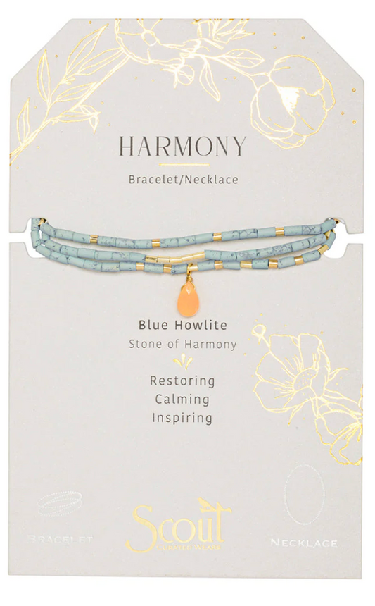 Blue Howlite Stone of Harmony