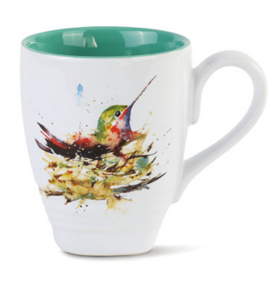 Hummingbird in Nest Mug