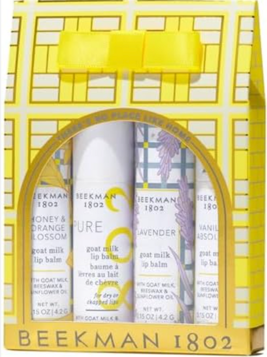 Beekman 4pc Lip Balm Set