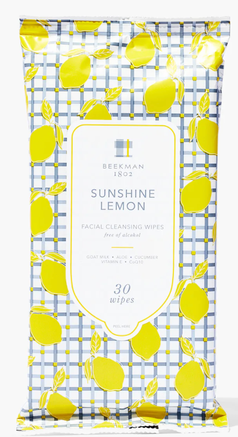 Beekman Sun Lemon Face Wipes