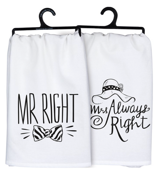 Kitchen Towel -Mr & Mrs.