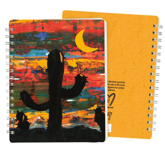Spiral Notebook-Sunset Cactus