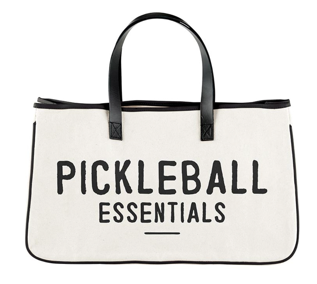 Canvas Tote-Pickleball essentials