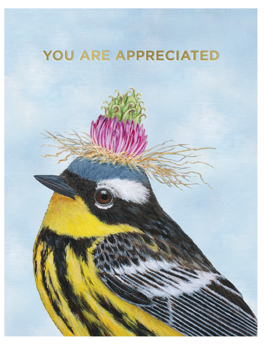 You are appreciated