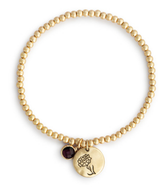 January Birthstone Bracelet