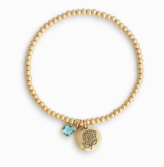 March Birthstone Bracelet