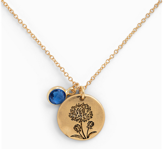 September Birthstone Necklace