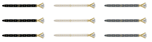 Gem Pen -Grey