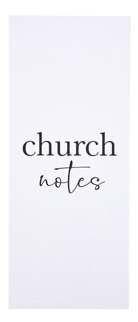 List Pad Church Notes