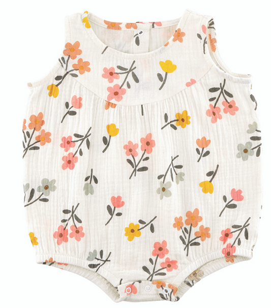 Floral Romper 3-6
