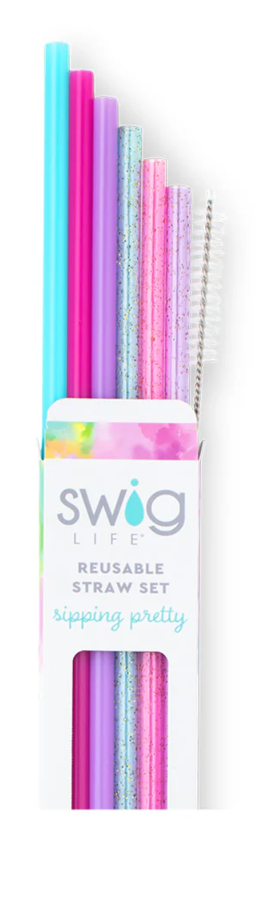 Swig Straw Cloud Nine Glitter