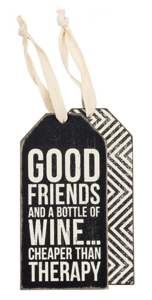 Bottle tag-Good Friends