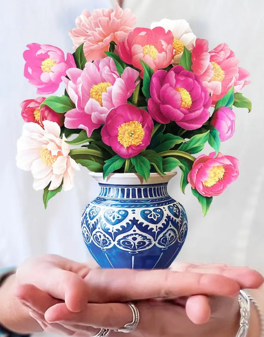 Mini Peony Paradise Greeting Card