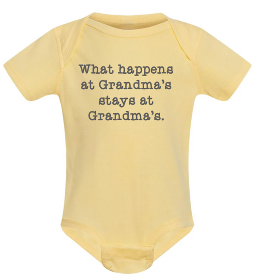 What happens at Grandma's onesie