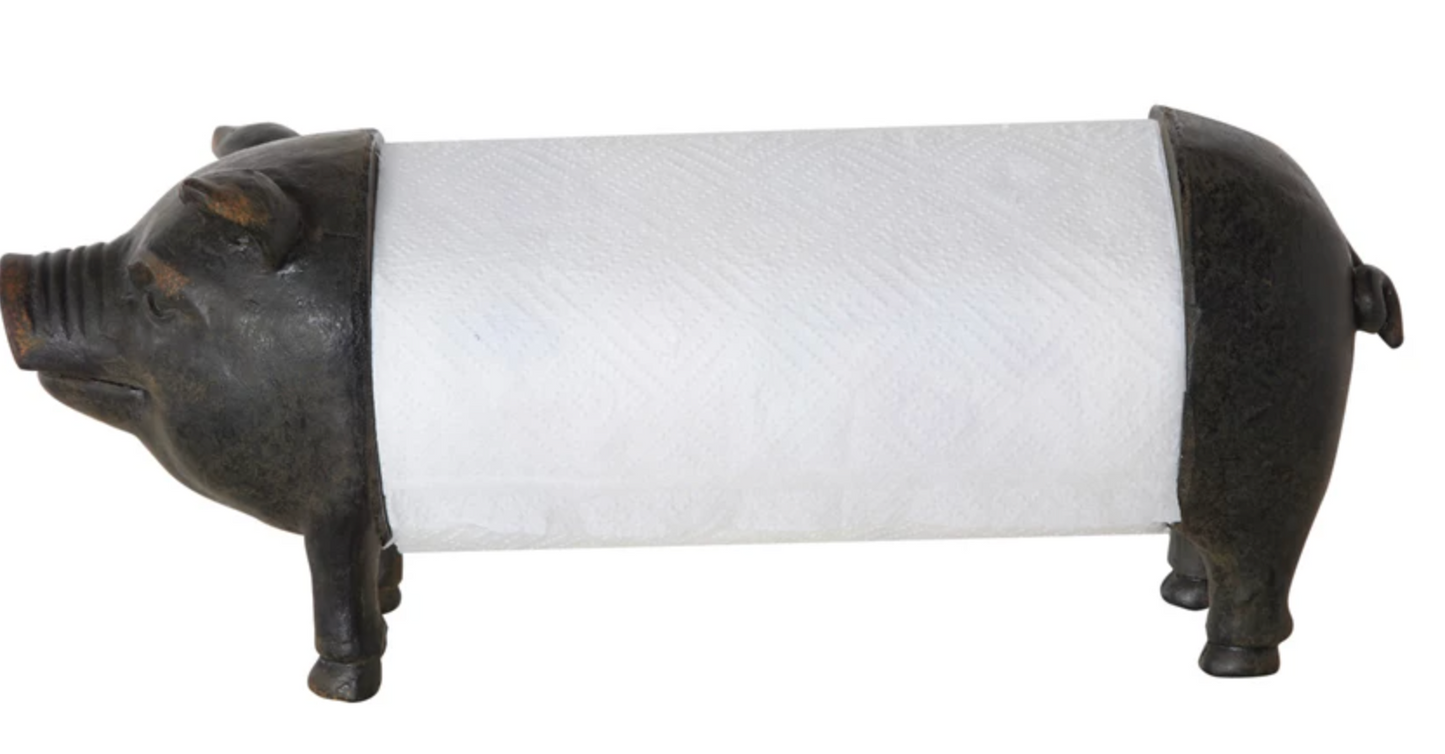 pig Paper Towel Holder
